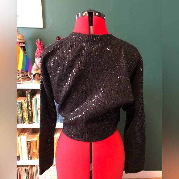 3/$30 NWOT Maeve Artemia Sequined Cardigan (XS/S) - Picture 7 of 8